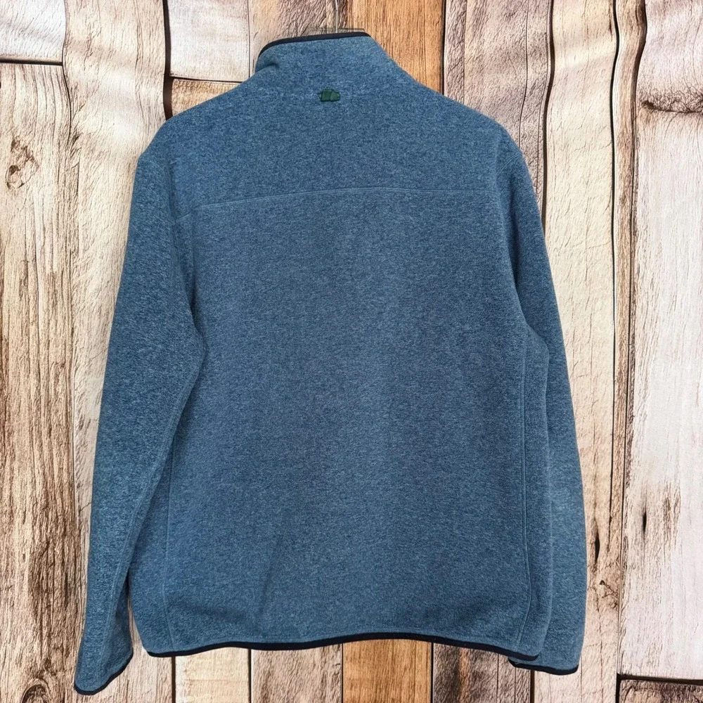 RLX Ralph Lauren 1/4 Snap Fleece Pullover Blue Golf Layer Performance Size Large